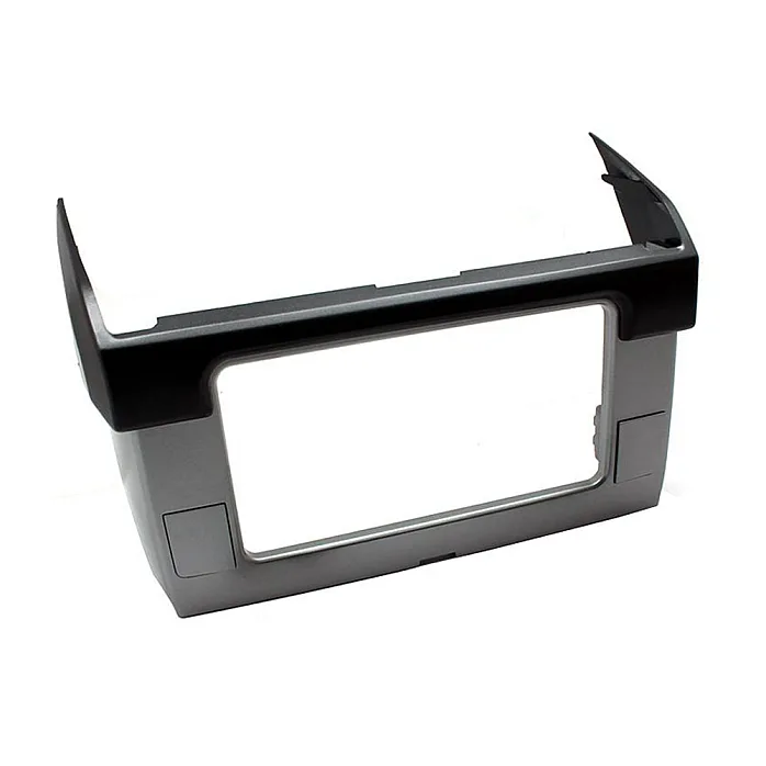 InCarTec 50-573 Toyota Land Cruiser Double Din Radio Fascia (BLACK and SILVER)