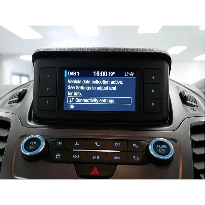 InCarTec 50-572 Ford Transit Connect Double Din Car Audio Fascia Adapter Panel (MATT BLACK)