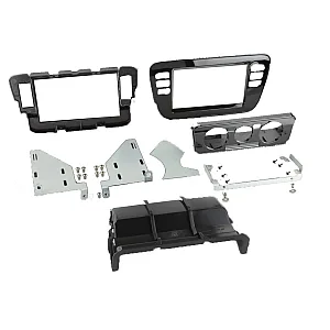InCarTec 50-580 Seat Mii Double Din Car Audio Fascia Adaptor Panel (GLOSS BLACK)