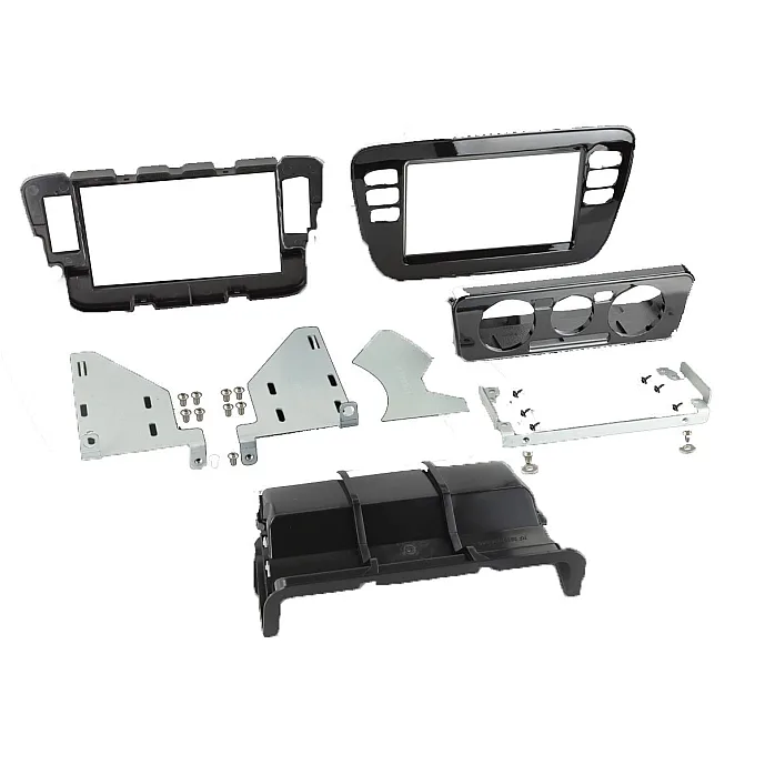 InCarTec 50-580 Skoda Citigo Double Din Car Audio Fascia Adapter Panel (GLOSS BLACK)