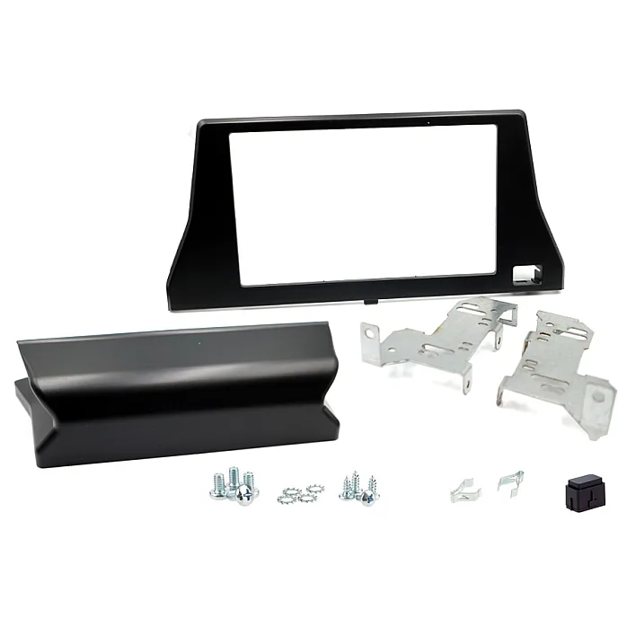 InCarTec 50-581 Citroen Double Din (Single Chassis) Radio Fascia Adapter (MATT BLACK)