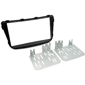 InCarTec 50-583 Hyundai Accent Double Din Car Audio Fascia Adaptor Panel (MATT BLACK)