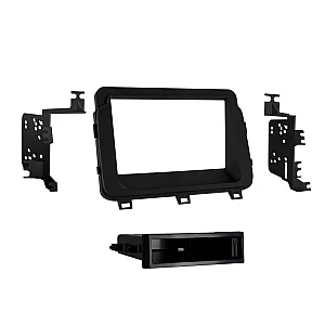 InCarTec 50-584 Kia Optima (without OEM navigation) Single/Double DIN Car Fascia Adaptor (MATT BLACK)