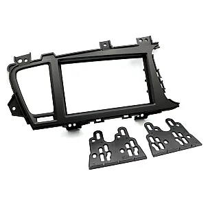 InCarTec 50-587 Kia Optima Double Din Car Audio Fascia Adaptor Panel (MATT BLACK)