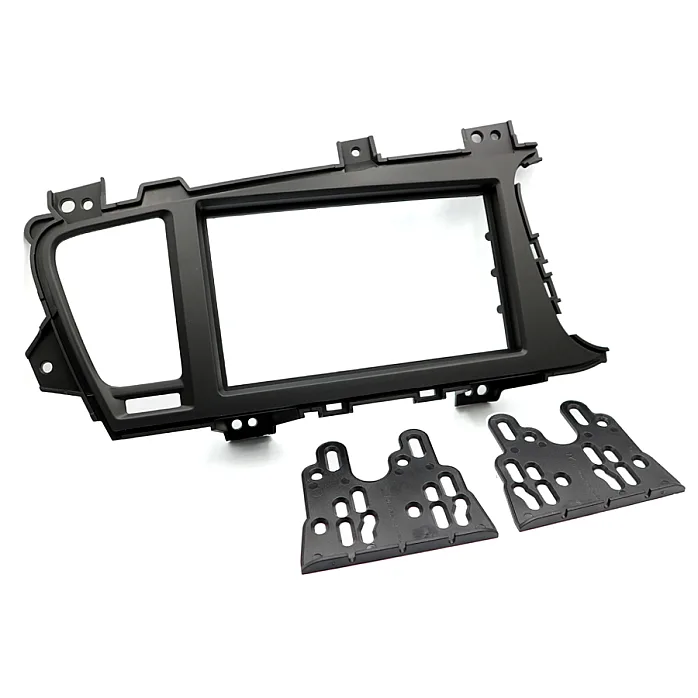 InCarTec 50-587 Kia Optima Double Din Car Audio Fascia Adapter Panel (MATT BLACK)