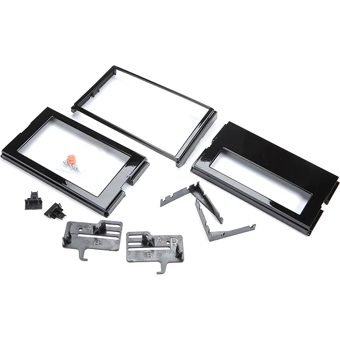 InCarTec 50-590 Toyota Corolla  Double Din (Single Chassis) Car Radio Fascia Adapter (GLOSS BLACK)