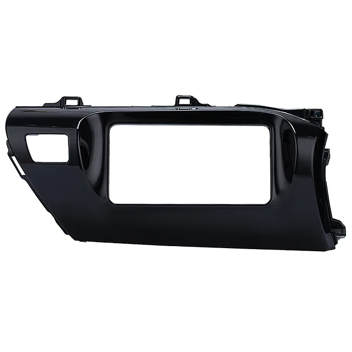 InCarTec 50-592 Toyota Hilux Double Din Car Audio Fascia Adapter Panel (GLOSS BLACK)