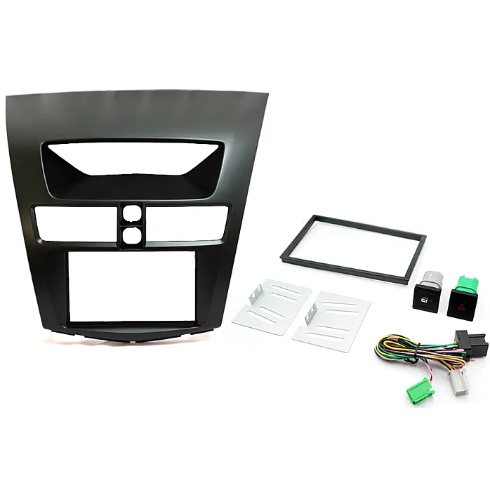 InCarTec 50-593 Mazda BT-50 Double Din Car Audio Fascia Adapter Panel (MATT BLACK)