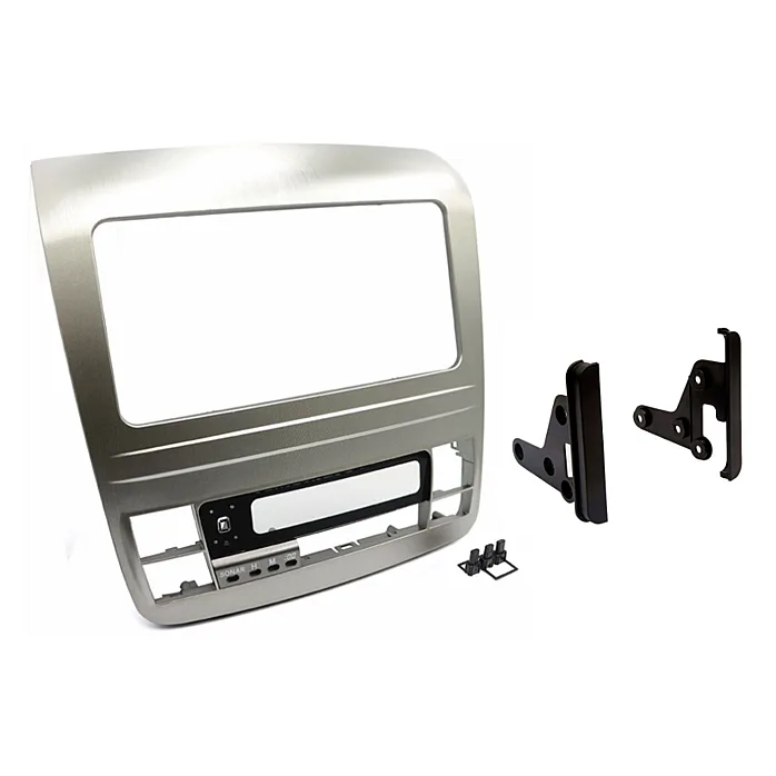 InCarTec 50-608-BR Toyota Alphard (2002-2008) Double Din Radio Fascia Panel (SILVER)