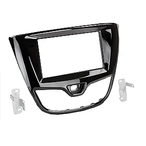 InCarTec 50-616 Opel Karl Double Din Car Audio Radio Fascia Adaptor (GLOSS BLACK)