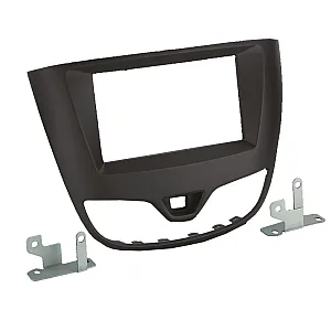InCarTec 50-617 Opel Karl Double Din Car Audio Radio Fascia Adaptor (MATT BLACK)