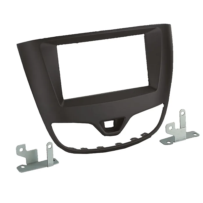 InCarTec 50-617 Opel Karl Double Din Car Audio Radio Fascia Adapter (MATT BLACK)