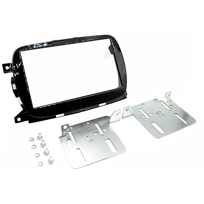 Fiat 500 (2016-2021) With Uconnect 7" Car Double Din Fascia Fitting Kit