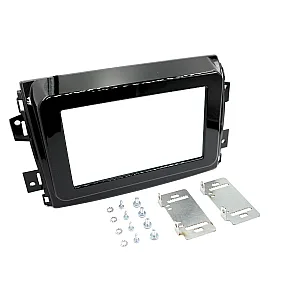 InCarTec 50-629/1 Fiat Ducato (2021 onwards) Double DIN Car Radio Fascia Adaptor Panel (GLOSS BLACK)