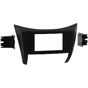 InCarTec 50-638 Nissan Navara, NP300 Double Din Car Facia Adaptor Panel (MATT BLACK)