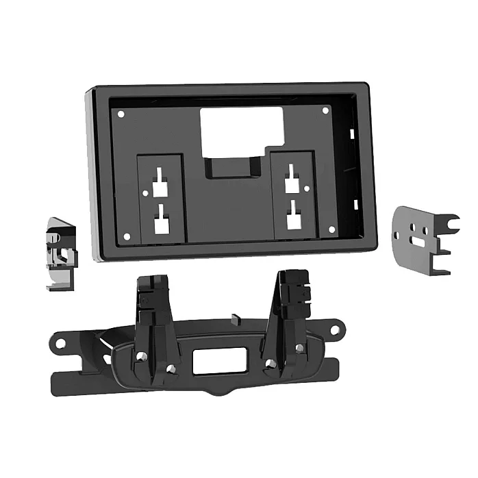 InCarTec 50-639 Mini Countryman, Paceman Double Din (MODULAR RADIO FIT) Car Radio Fascia (MATT BLACK)
