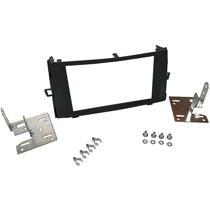 InCarTec 50-643 Toyota Verso (2009-2018) Double Din Car Audio Fascia Adapter Panel (MATT BLACK)