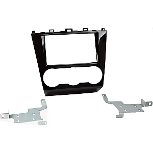 InCarTec 50-908 Subaru Forester Double Din Car Audio Fascia Adaptor Panel (PIANO BLACK)