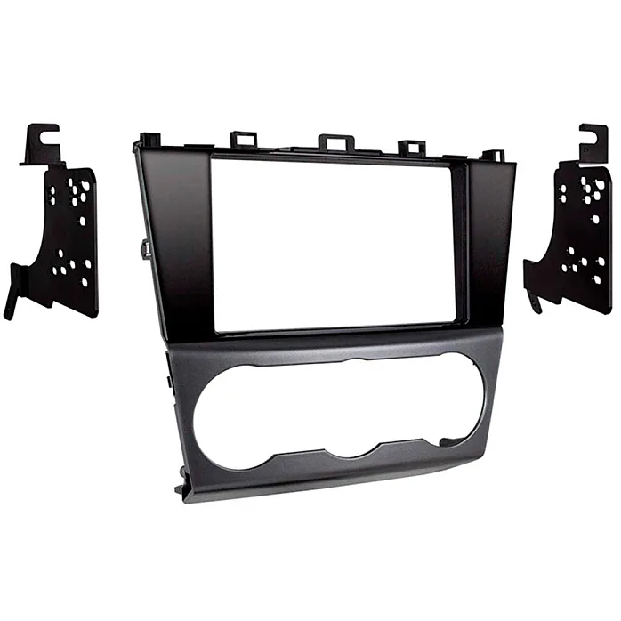 InCarTec 50-954 Subaru Impreza, XV Single / Double Din Car Audio Fascia Adapter (SILVER/GLOSS BLACK)