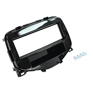 InCarTec 50-651 Citroen C1 2014 - 2021 Single Din Car Stereo Fascia Adaptor (PIANO BLACK)
