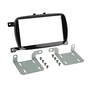 InCarTec 50-657 Fiat 500 (2016-2021) Uconnect 5" Double Din Radio Fascia Gloss Black