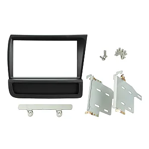 InCarTec 50-659 Audi R8 (2006-2015) Double Din Car Stereo Fascia Adaptor (MATT BLACK)