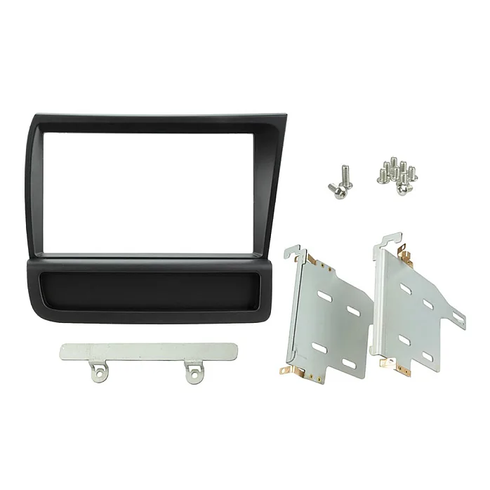 InCarTec 50-659 Audi R8 (2006-2015) Double Din Car Stereo Fascia Adaptor (MATT BLACK)
