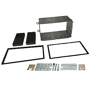 InCarTec 50-862 Nissan Qashqai Double Din Car Audio Fascia Radio Cage Kit (MATT BLACK)