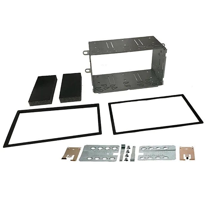 InCarTec 50-862 Nissan Qashqai Double Din Car Audio Fascia Radio Cage Kit (MATT BLACK)