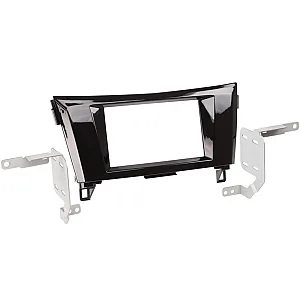 InCarTec 50-943 Nissan Double Din Car Stereo Fascia Adaptor Panel (GLOSS BLACK)