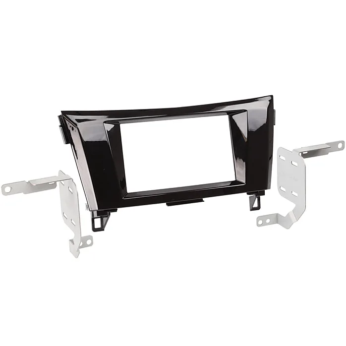 InCarTec 50-943 Nissan Double Din Car Stereo Fascia Adapter Panel (GLOSS BLACK)