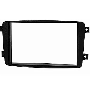 InCarTec 50-708 Mercedes Double Din Car Audio Fascia Adaptor (MATT BLACK)