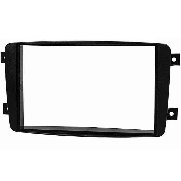 InCarTec 50-708 Mercedes Double Din Car Audio Fascia Adapter (MATT BLACK)