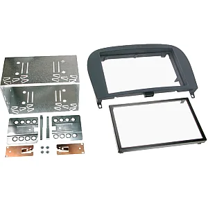 Connects2 CT23MB11 - Mercedes SL 2001-2011 R230 Double Din Fascia Panel Kit - Matt Black