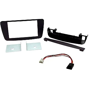 InCarTec 50-911 Mercedes A Class Double Din Car Radio Fascia (WITH SWITCH RELOCATION)