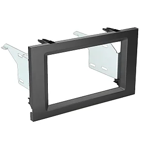 InCarTec 50-989 Mercedes Actros Double Din Fascia Adaptor Panel (MATT BLACK)