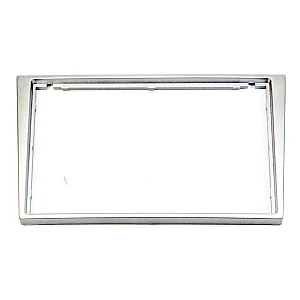 InCarTec 50-700/2 Holden Double Din Car Audio Fascia Adaptor Panel (SHINY SILVER)