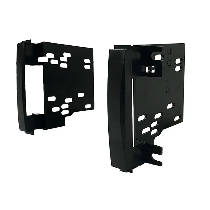InCarTec 50-720 Chrysler Double Din Car Audio Fascia Side Brackets (MATT BLACK)