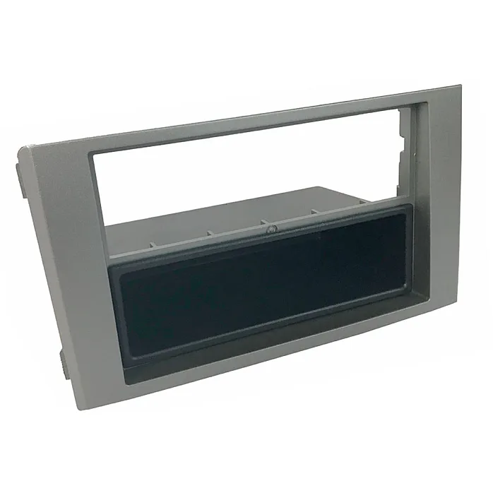 InCarTec 50-345/1 Iveco Daily Single/Double Din Car Audio Fascia With Removable Pocket (SILVER)