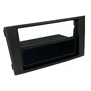 InCarTec 50-345 Iveco Daily Single/Double Din Car Audio Fascia With Removable Pocket (MATT BLACK)