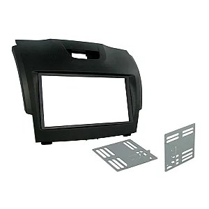 InCarTec 50-799 Holden Double Din Car Audio Fascia Adaptor Panel (MATT BLACK)