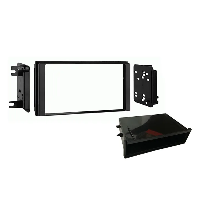 InCarTec 50-727S Subaru Single / Double Din Car Stereo Fascia Adaptor Panel (MATT BLACK)