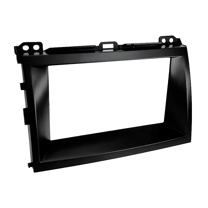 InCarTec 50-739 Toyota Land Cruiser (2003-2009) Double Din Car Audio Fascia Adaptor (MATT BLACK)