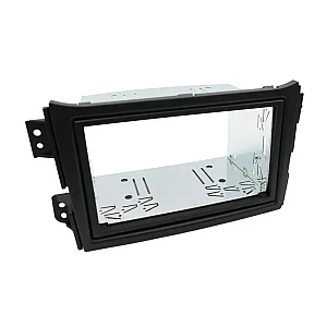InCarTec 50-741-CAGE Suzuki Splash, Ritz (2008-2016) Double Din Fascia Adaptor Cage Kit (MATT BLACK)