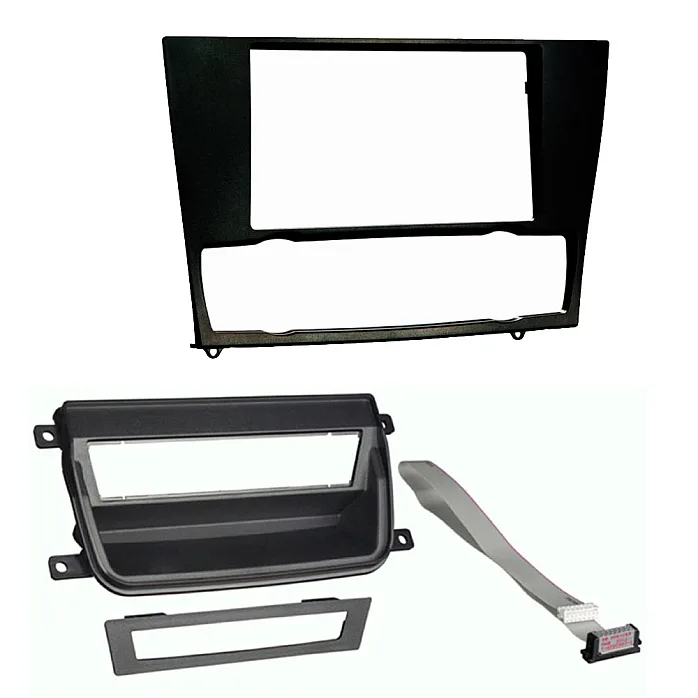 InCarTec BMW 3 Series 2006-2011 Double Din Car Radio Fascia Adaptor With Switch Relocation Kit