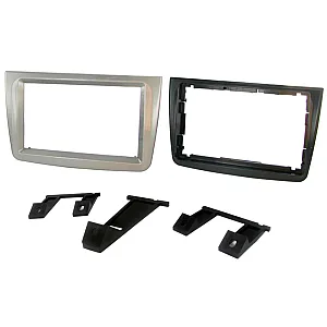 InCarTec 50-753 Alfa Romeo Mito Double Din Fascia Adaptor Panel (GLOSS SILVER)