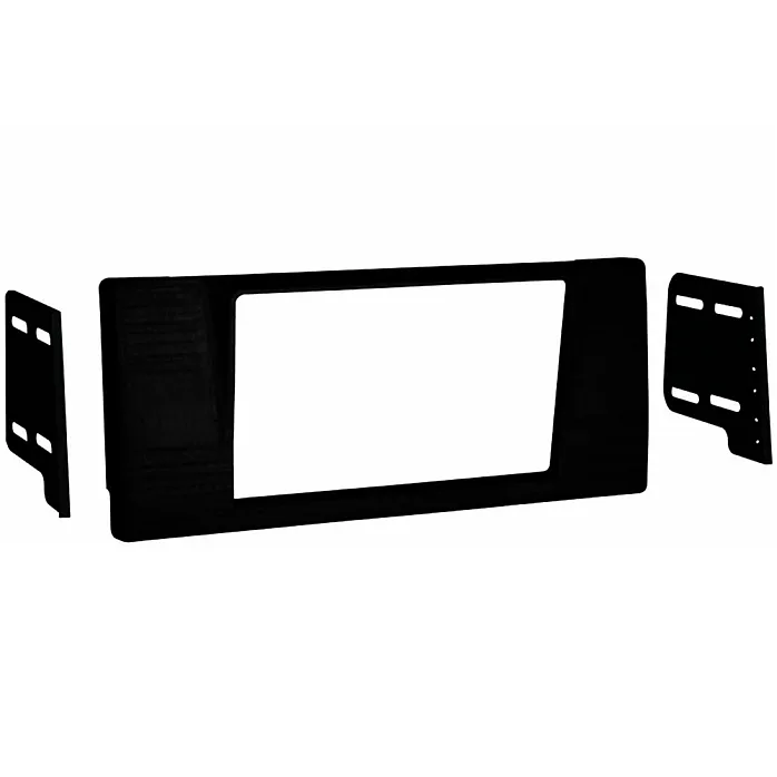 InCarTec 50-769 BMW Double Din Car Radio Fascia Adapter (MATT BLACK)