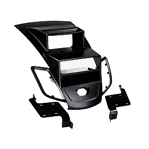 InCarTec 50-774 Ford Fiesta Mk7 (2008-2018) With Display Single/Double Din Car Radio Fascia Adaptor (Black)