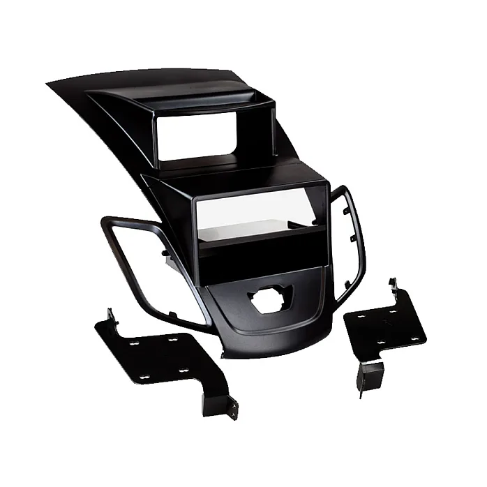 Ford Fiesta 2013 - 2017 Single / Double Din Stereo Black Fascia / Steering / Antenna Fitting Kit