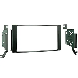 InCarTec 50-719 Hyundai Santa Fe Double Din Car Radio Fascia (MATT BLACK)